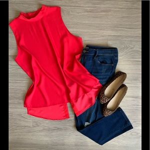 Dalia Hot Red Blouse